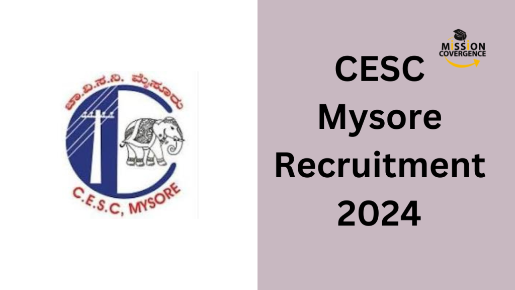 CESC Mysore Recruitment 2024