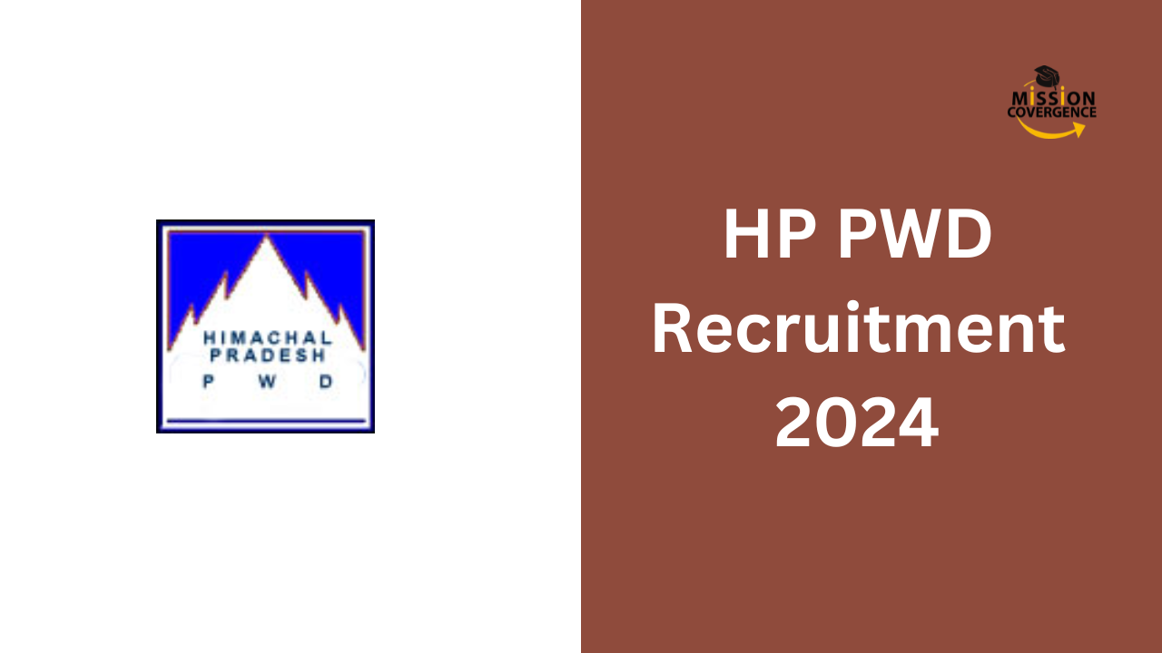 HPPWD Recruitment 2024 Notification Out For JE JOA IT Peon Various   HP PWD Recruitment 2024 