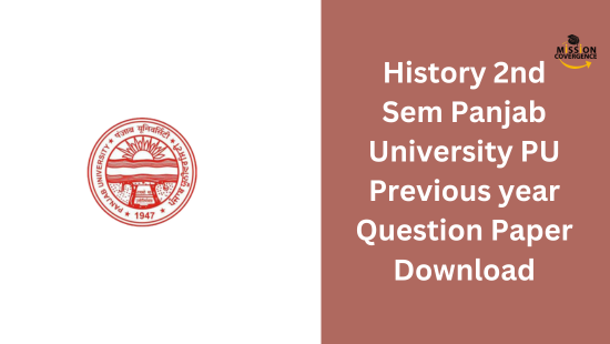 History 2nd Sem Panjab University PU Previous year Question Paper Download at One Click