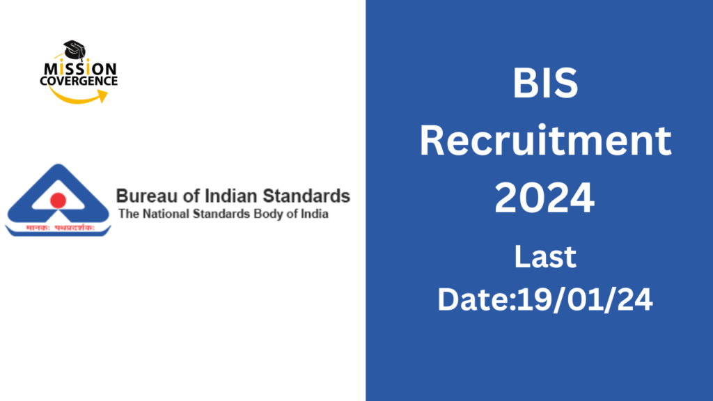 BIS Recruitment 2024 For 107 Consultants