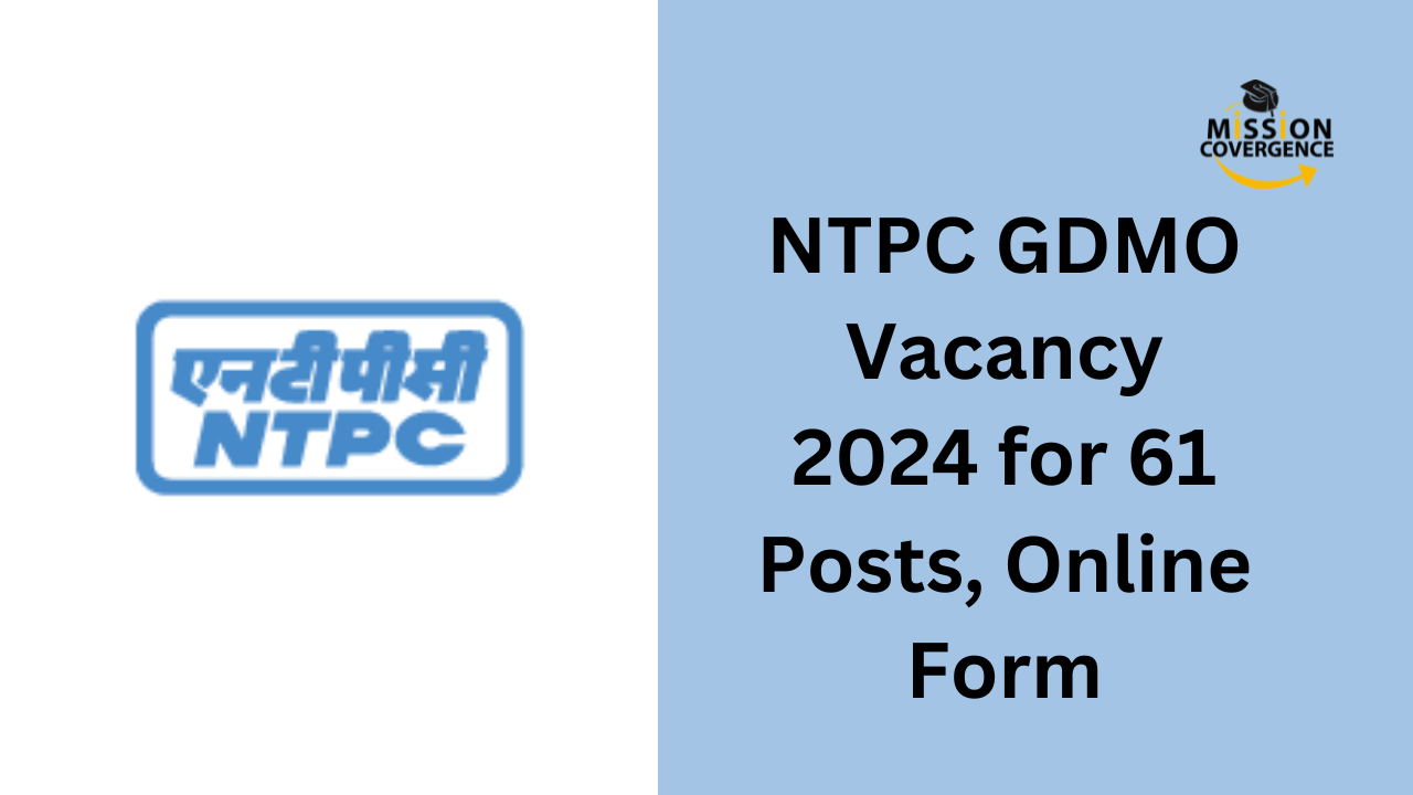 NTPC Recruitment 2024 | Deputy Manager Notification | central govt job apply