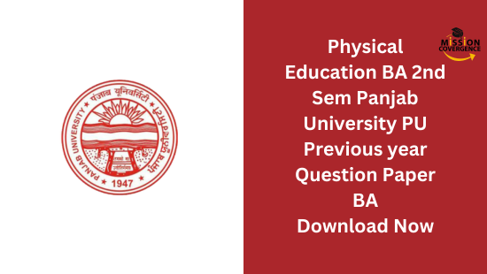 Access Physical Education 2nd Sem Panjab University PU Previous year Question Paper BA Panjab University. Download now for comprehensive exam preparation.