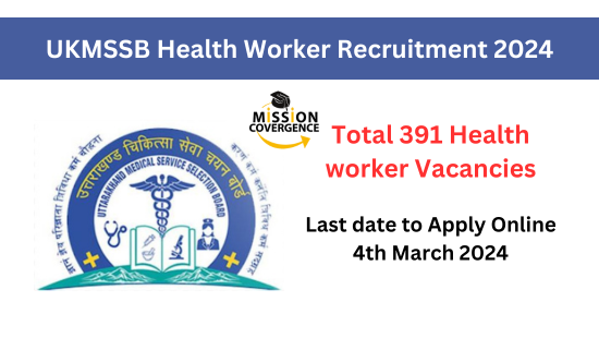 Exciting opportunity alert! UKMSSB Health Worker Recruitment 2024 offers 391 vacancies. Apply now for a chance to join a dynamic team and make a real difference in healthcare!