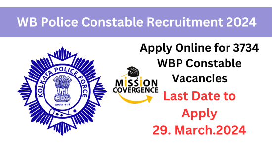 Looking to join West Bengal Police? Apply online for WB Police Constable Recruitment 2024, 3734 Constable vacancies in the 2024. Don't miss this opportunity, apply now!